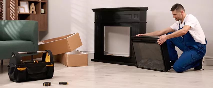Old Rusted Metal Fireplace Repair And Replacement in Roanoke, VA